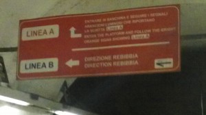 Rome Public Transport: Termini Station to Linea B