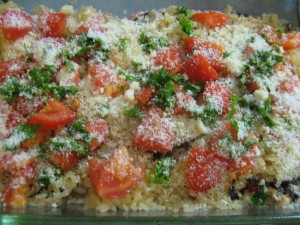 Seafood recipe: Potato, rice and mussels - Step 7