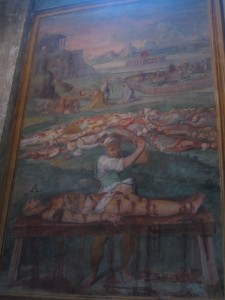 Attraction in Rome - Santo Stefano Rotondo - Gruesome Frescoes