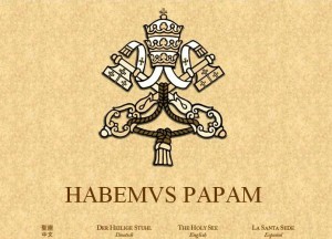 Habemus papam - Vatican website