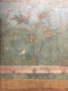 Frescoes in Villa di Livia at Palazzo Massimo alle Terme | BrowsingRome.com